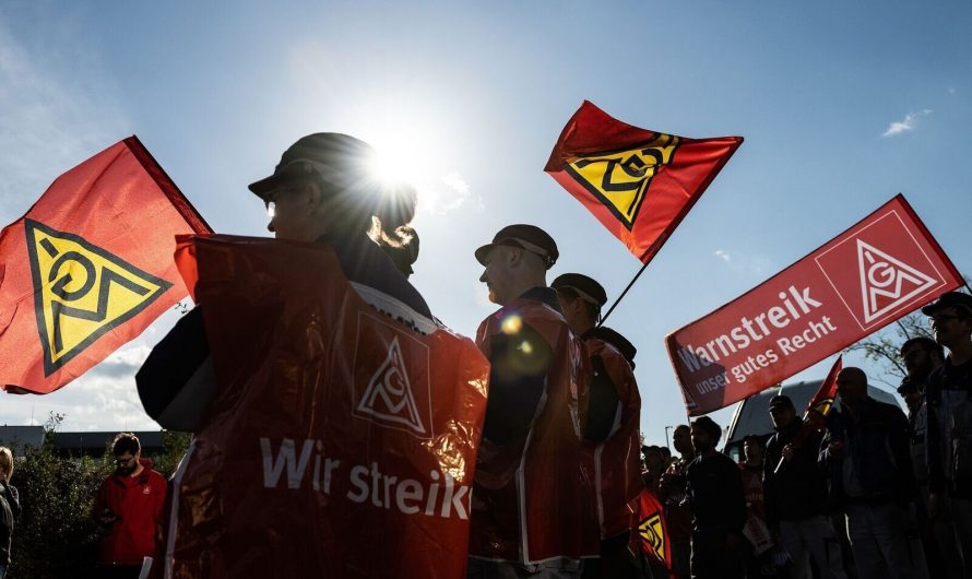 Warnstreiks in der Elektro- und Metallindustrie