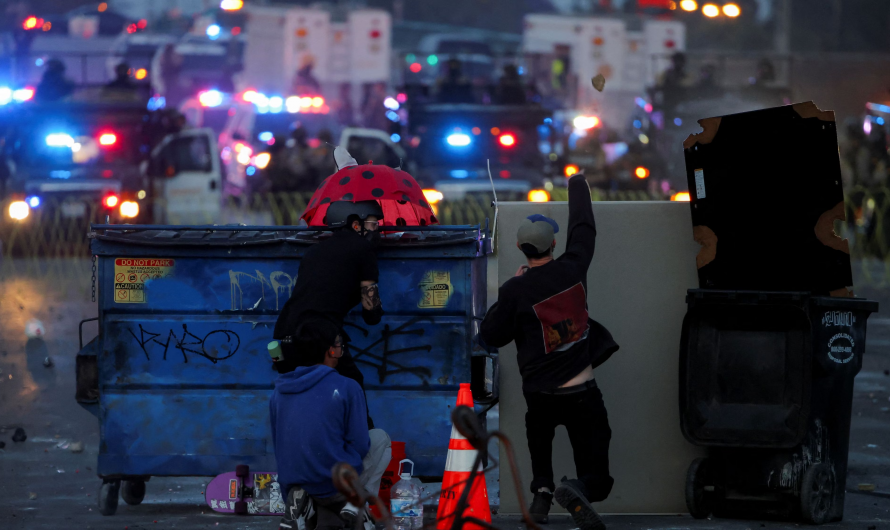 Proteste gegen die US-Migrationspolitik in LA